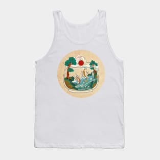 Minhwa: Jumping Carps Terrarium A Type (Korean traditional/folk art) Tank Top